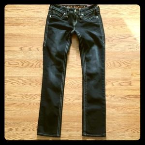 Rock Revival black Irina straight jeans 26